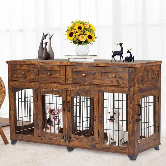 Dog Crate Furniture with Openable Partition - Tampa Home & Garden Store