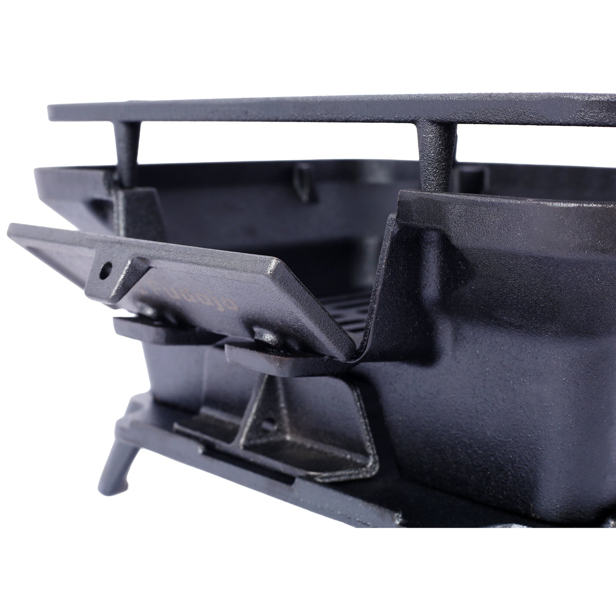 Oval cast iron grill skillet for outdoor portable charcoal tabletop use HouseOfZazla on Tampa Home & Garden Store