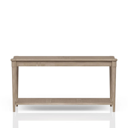 Sofa Table in Sand Finish with Two Drawers
