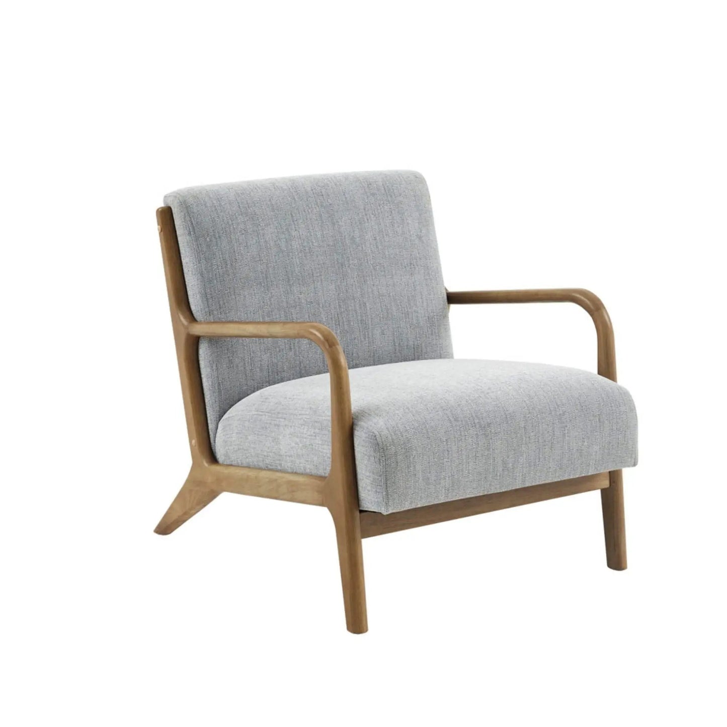Mid-Century Style Lounge Chair With Upholstery