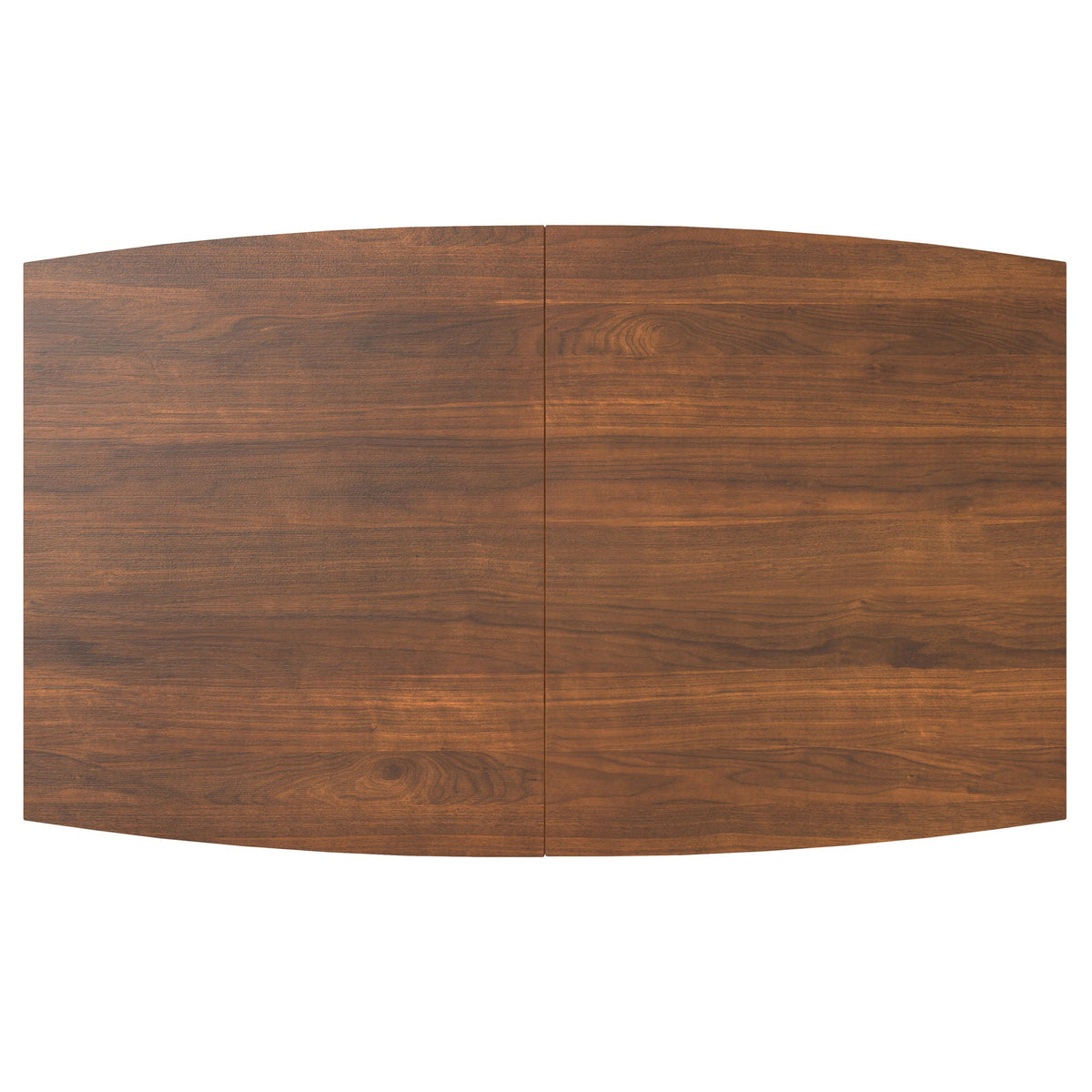 HouseOfZazla rubberwood dining table two-panel rectangular top in warm brown on Tampa Home & Garden Store