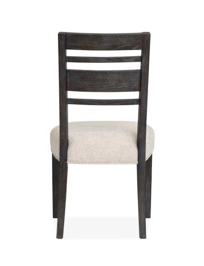 Plum Creek Upholstered Side Chair With Wood Back