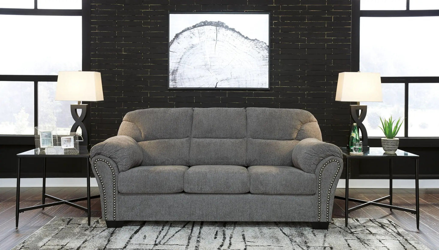 Allmaxx Pewter stationary sofa by Unique Piece Furniture on Tampa Home & Garden Store