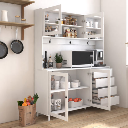 Large Freestanding Kitchen Storage Cabinet