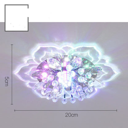 Lámpara de corredor de cristal pequeña Lámpara de sala de estar moderna minimalista