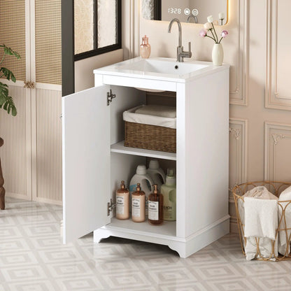 Bathroom Vanity With Sink Freestanding Cabinet
