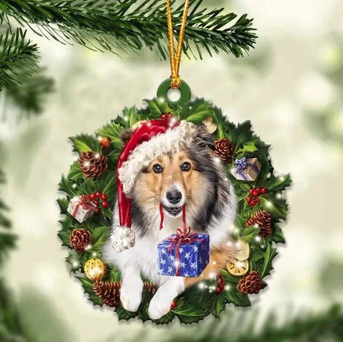 Car Pendant Sleeping Dog Angel Decor Hanging