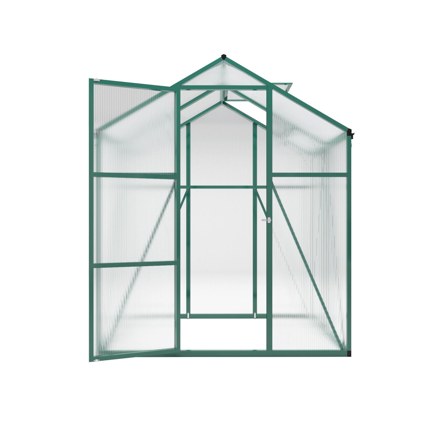 Strong Polycarbonate Walk In Greenhouse and Porch