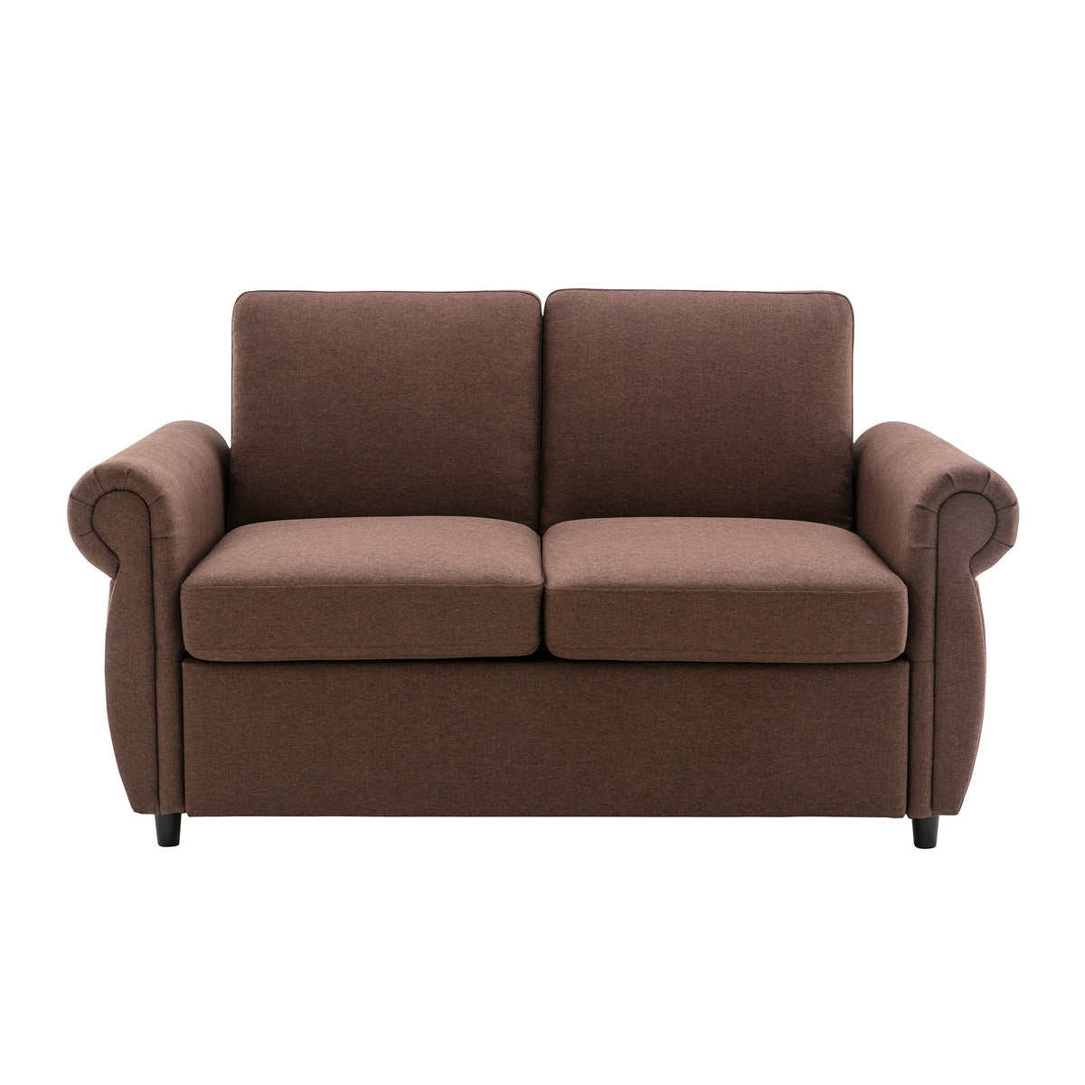 Pull Out Sofa Bed With Twin Memory Foam Mattress
