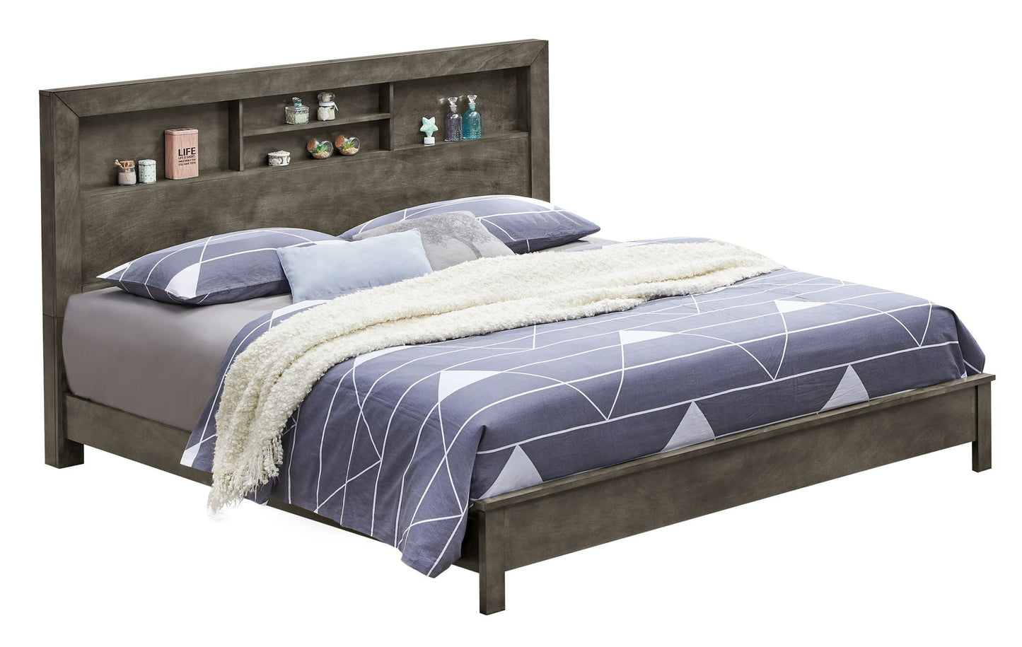 Stylish and Transitional Wooden Bed Frame