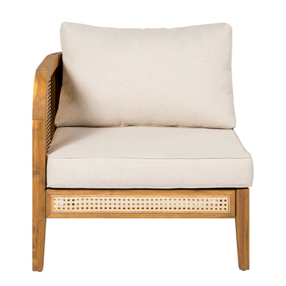 Kirkby 5 Seater Acacia Wood Sofa For The Garden