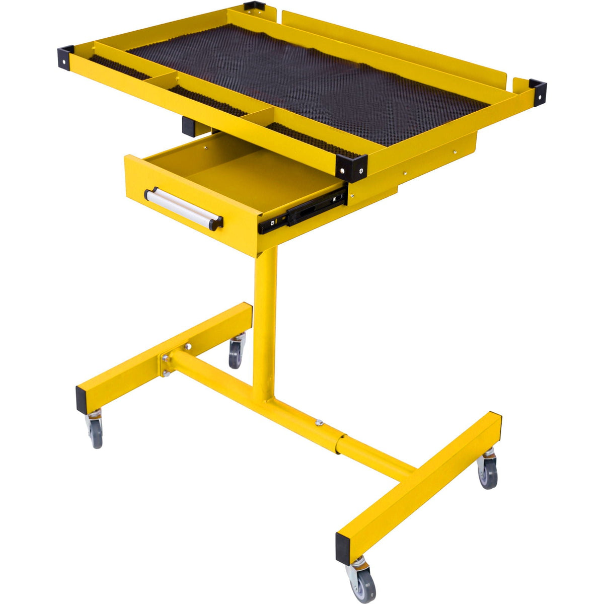 Adjustable Tear Down Work Table With Drawer yellow steel power station HouseOfZazla on Tampa Home & Garden Store