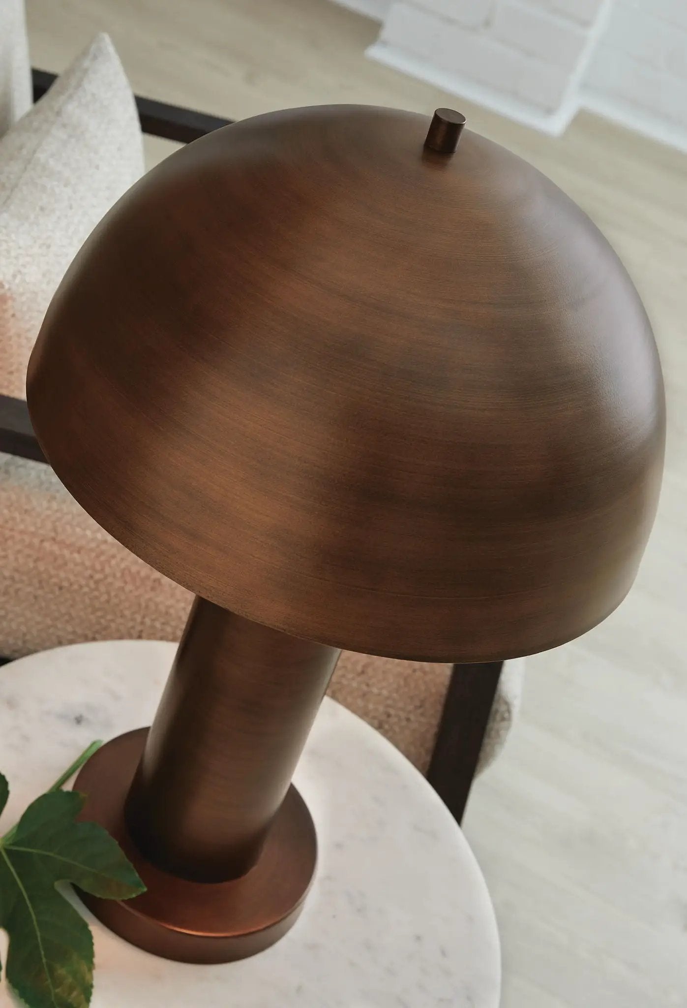 Wendfield Metal Lamp with Dome Shade Contemporary