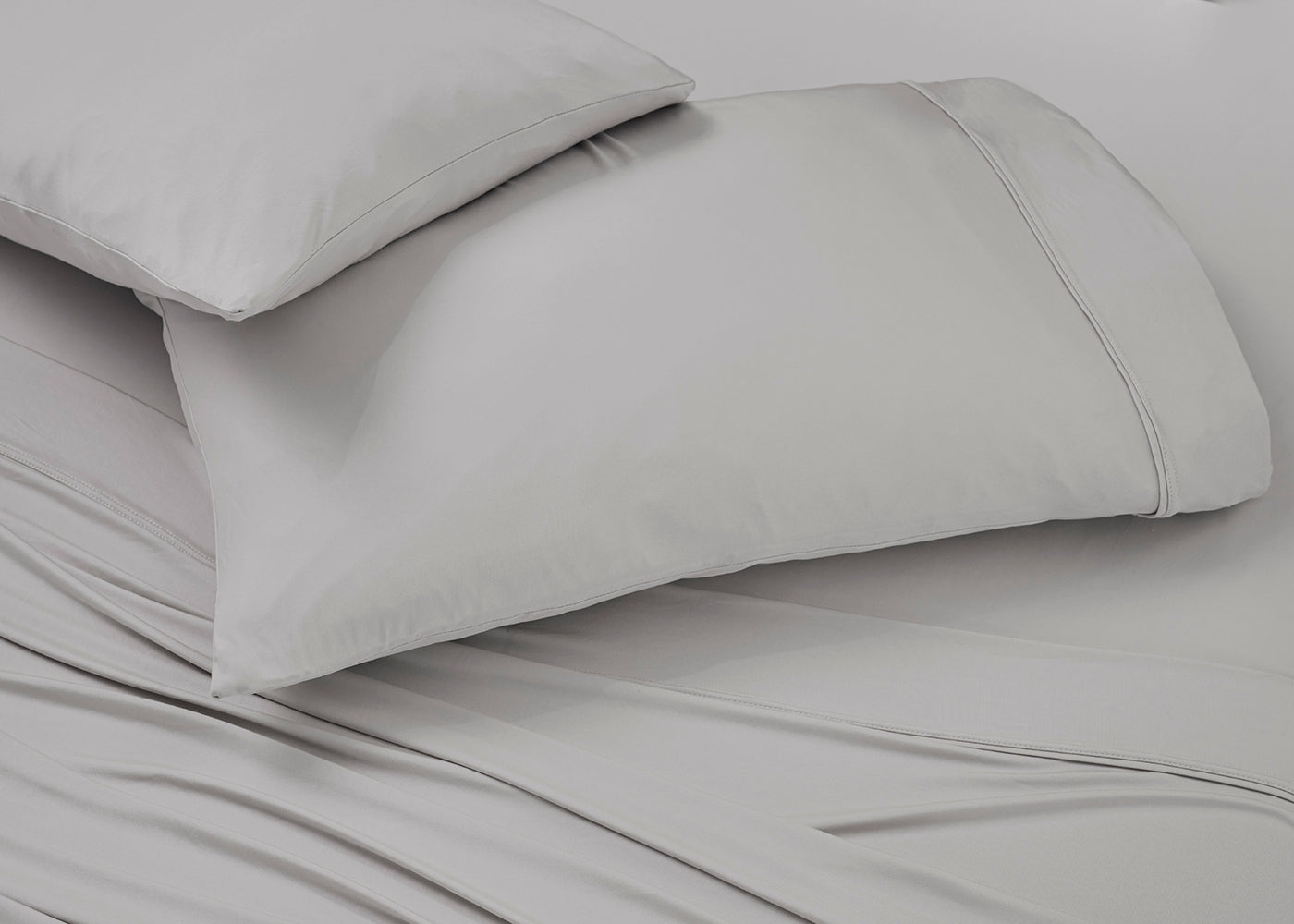 BedGear Vertex split Cal King sheet set in light grey by HouseOfZazla Bedding on Tampa Home & Garden Store