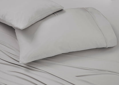 BedGear Vertex split Cal King sheet set in light grey by HouseOfZazla Bedding on Tampa Home & Garden Store
