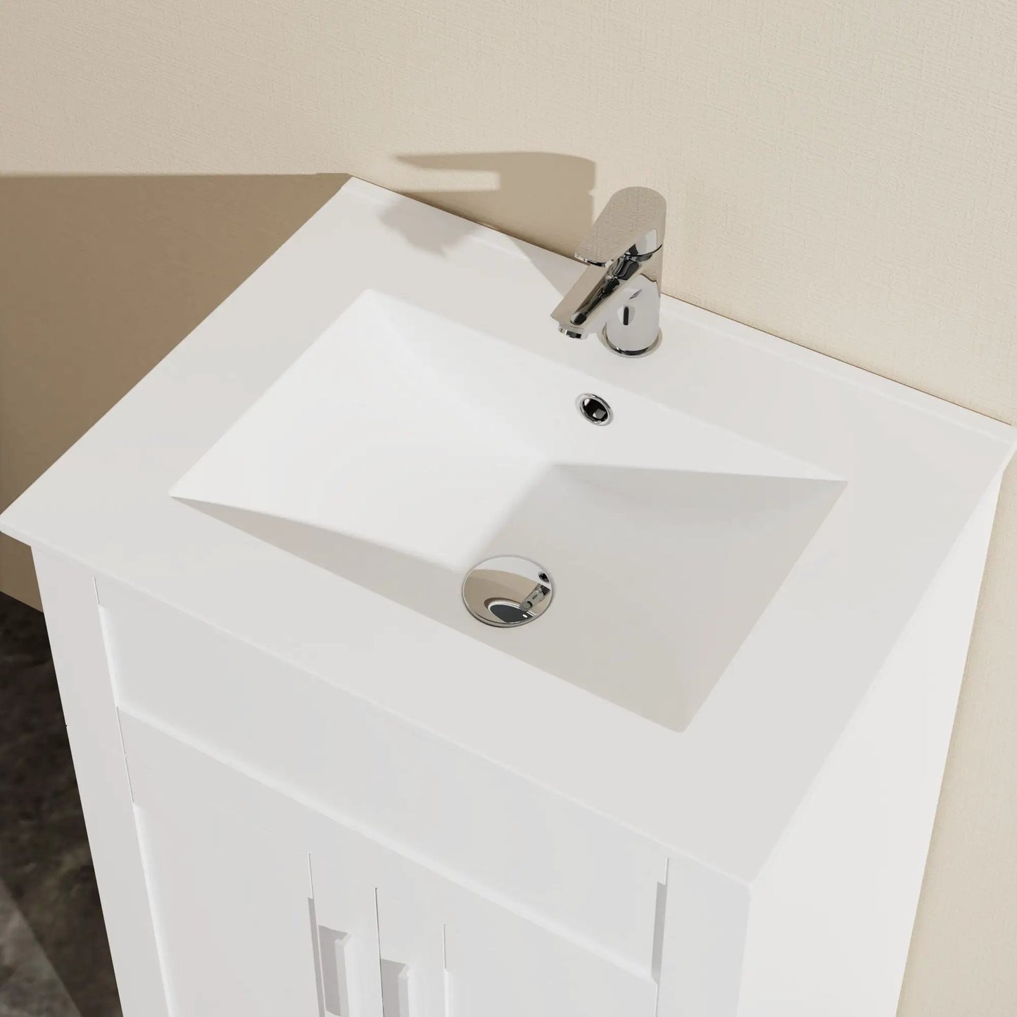 Sink Bathroom Vanity and Laundry Cabinet White