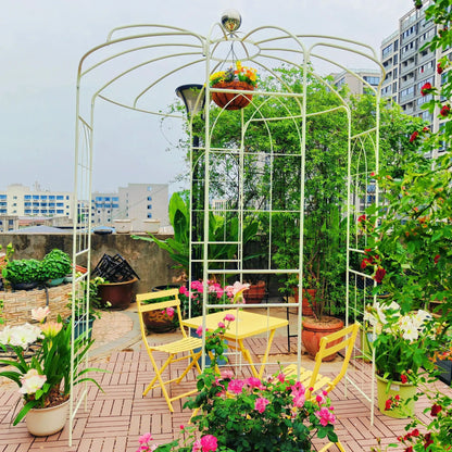 Metal Garden Arch Gazebo for Wedding Ceremony