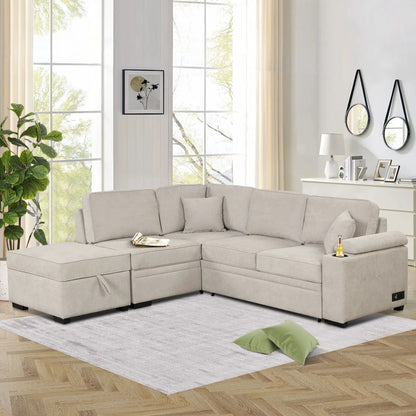 Sleeper Sofa Bed With Storage 2 In 1 Couch
