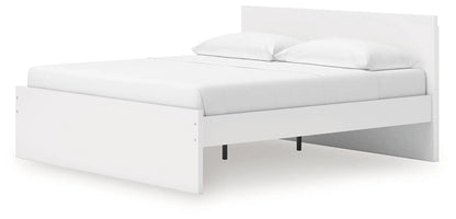 Onita panel platform bed, white finish, storage bed by Unique Piece Furniture on Tampa Home & Garden Store
