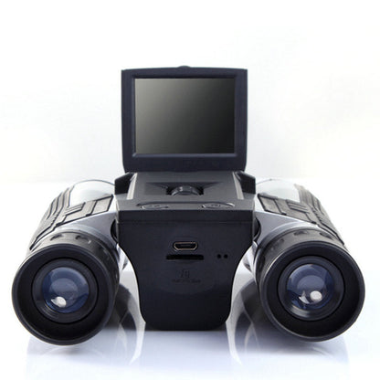 Sell My Stuff Digital HD Camera Binoculars, black dual-lens with fold-out LCD screen on Tampa Home & Garden Store