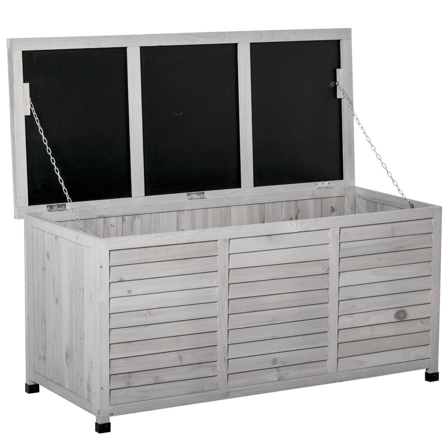 75 Gallon Wooden Deck Box with the Aerating Gaps