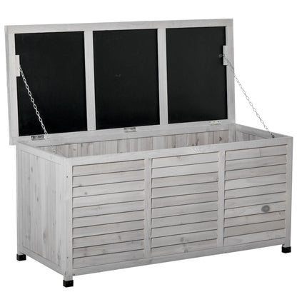 75 Gallon Wooden Deck Box with the Aerating Gaps
