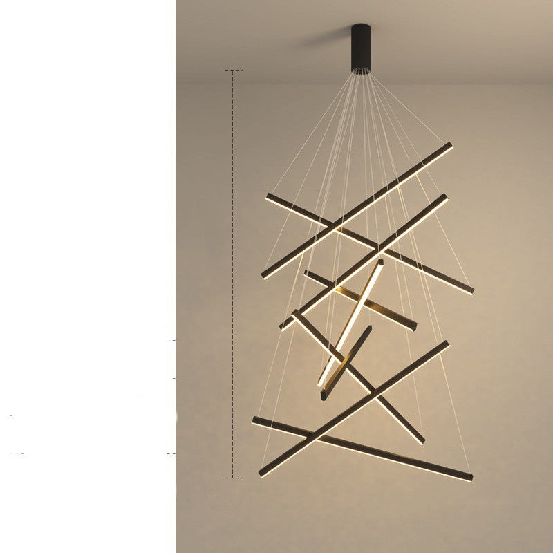 Lámparas de araña para apartamento pequeño de lujo ligero, modernas, sencillas, atmosféricas, para el instituto, vacías.