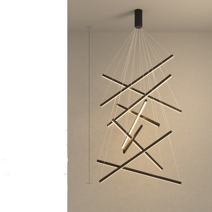 Lámparas de araña para apartamento pequeño de lujo ligero, modernas, sencillas, atmosféricas, para el instituto, vacías.