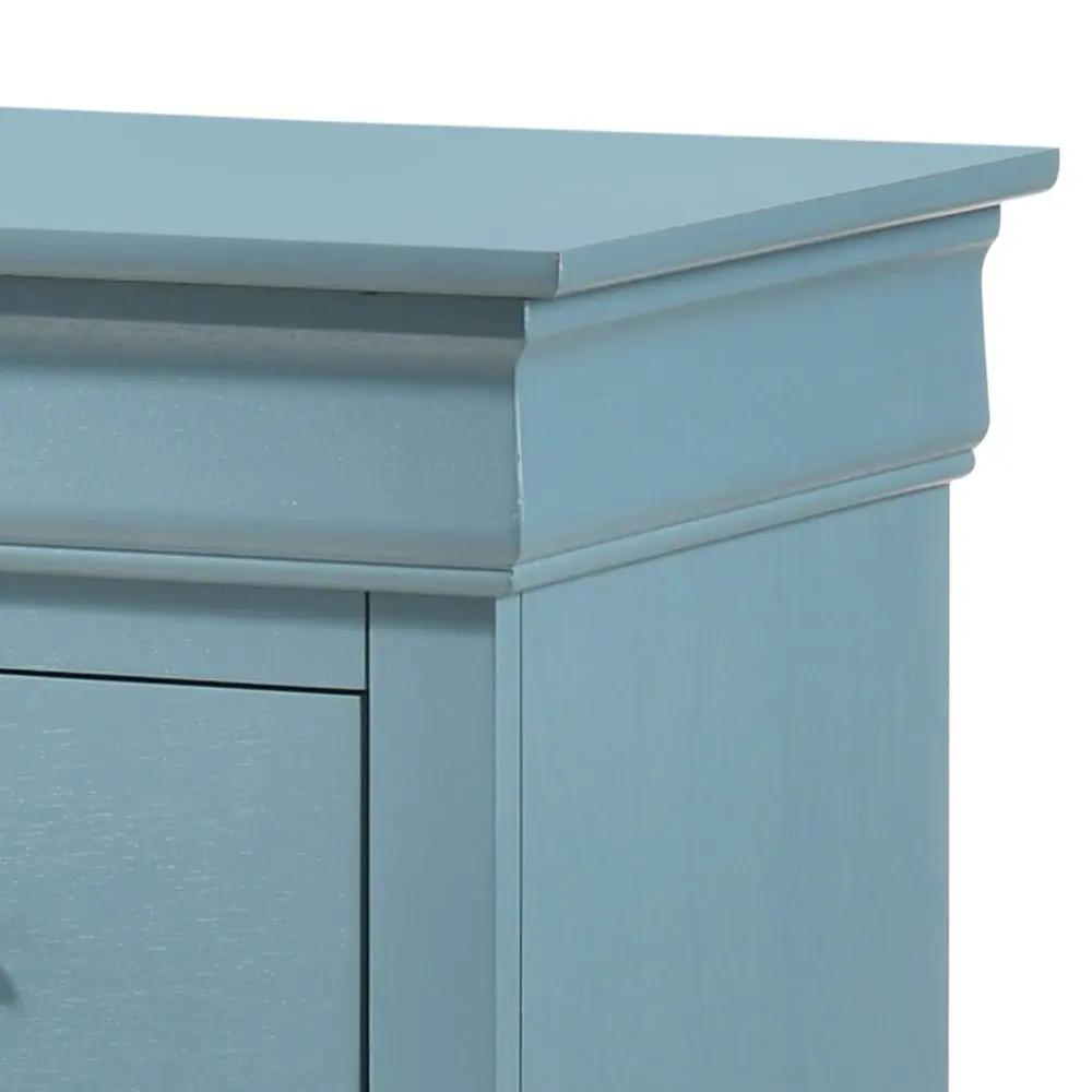 Traditional Nightstand Carved Bases and Curves