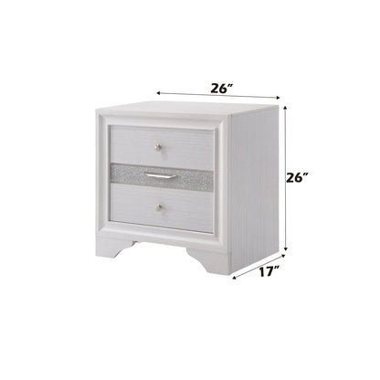 Naima Chic Nightstand With Jewelry Drawer