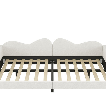 Modern Sherpa Daybed and Cloud Shaped Backrest