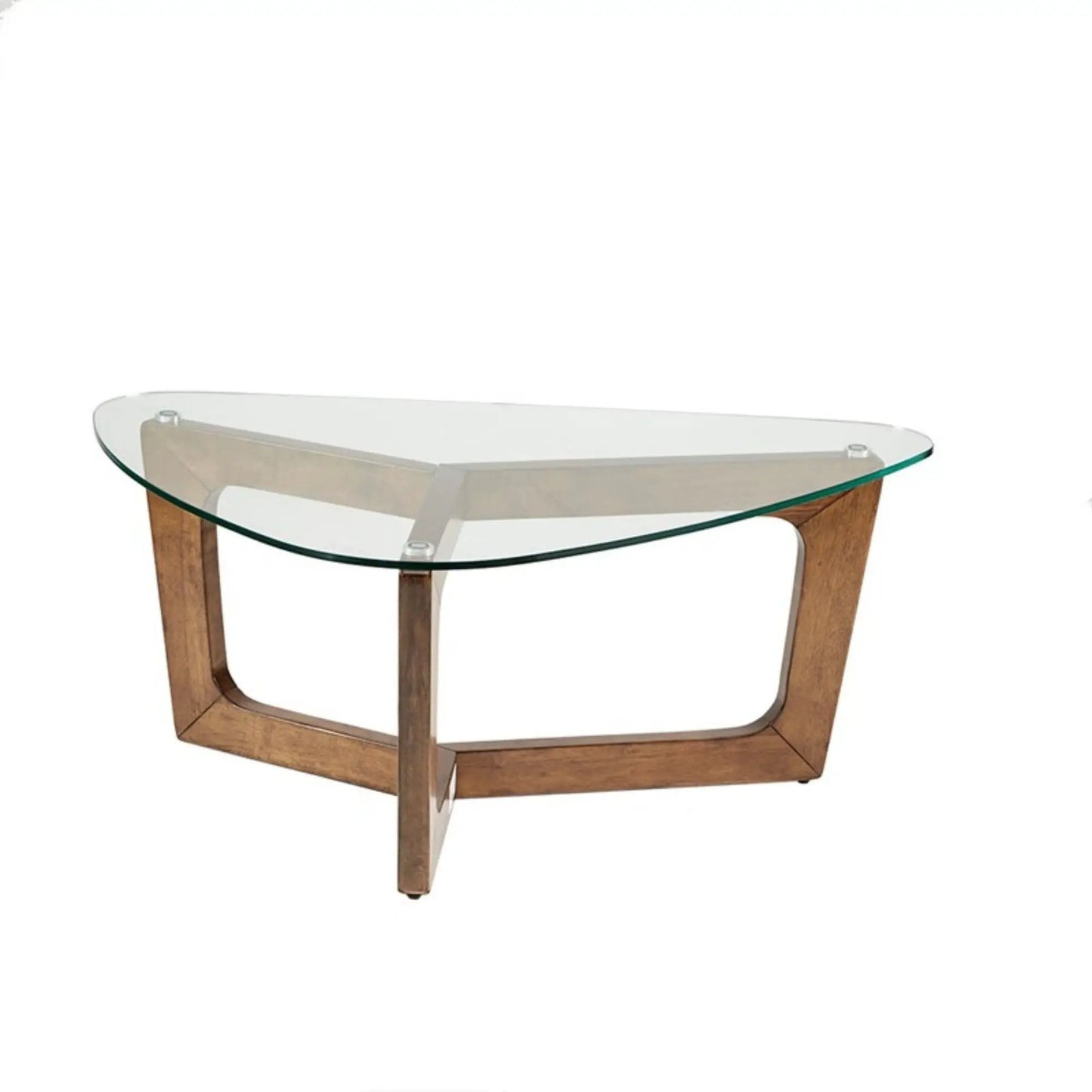 Walker Brown Coffee Table With Mid Century Design