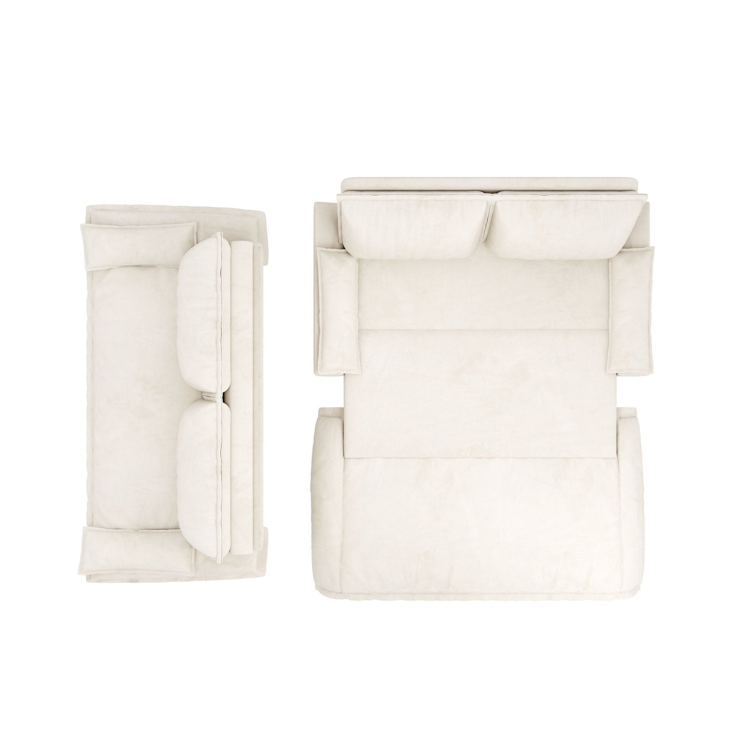 Queen Sleeper Bed and a 3 in 1 Convertible Sofa