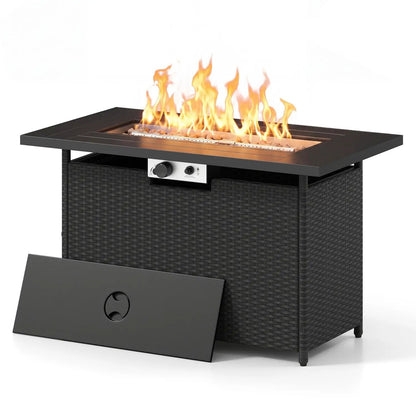 Propane Fire Pit Table with 50,000 BTU Burner