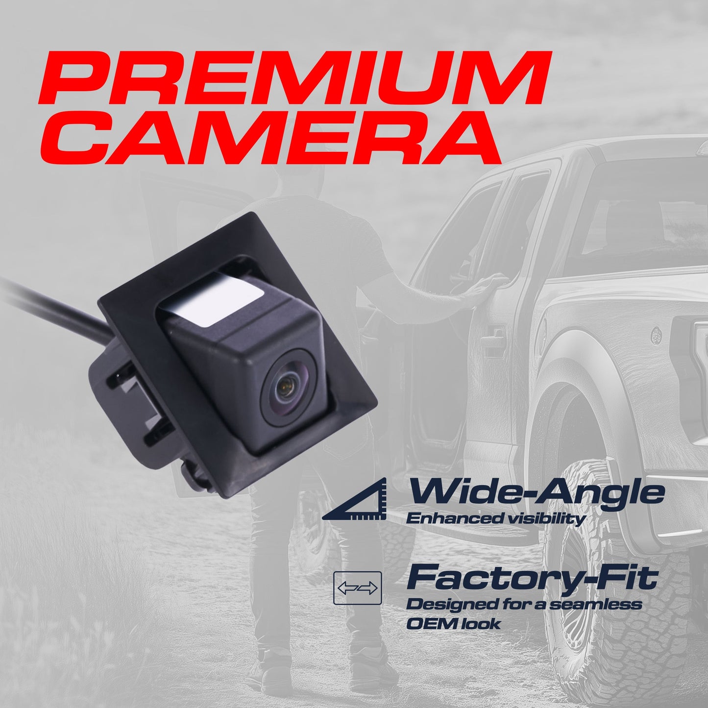Master Tailgaters OEM backup camera for Chevrolet SS, black housing, wide-angle lens on Tampa Home & Garden Store