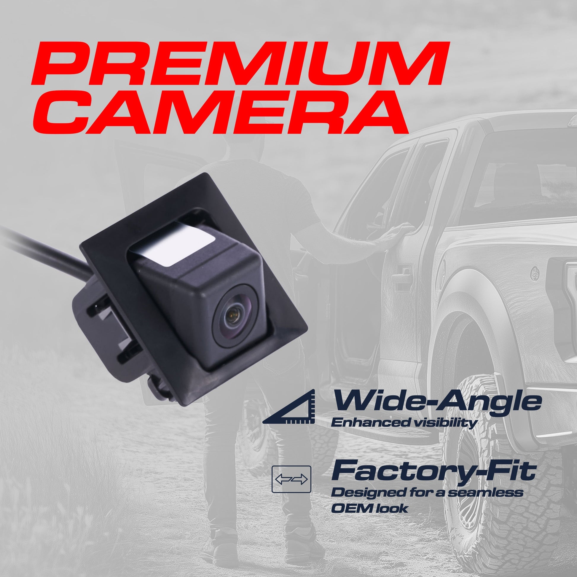 Master Tailgaters OEM backup camera for Chevrolet SS, black housing, wide-angle lens on Tampa Home & Garden Store