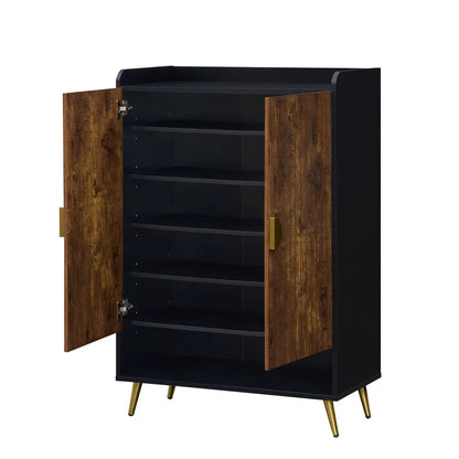 7 Tier Shoe Cabinet with Adjustable Shelves