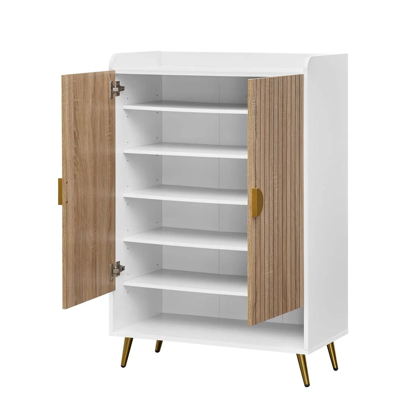 7 Tier Shoe Cabinet with Adjustable Shelves