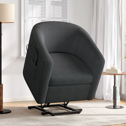 Power Lift Recliner with Footrest and Side Pocket