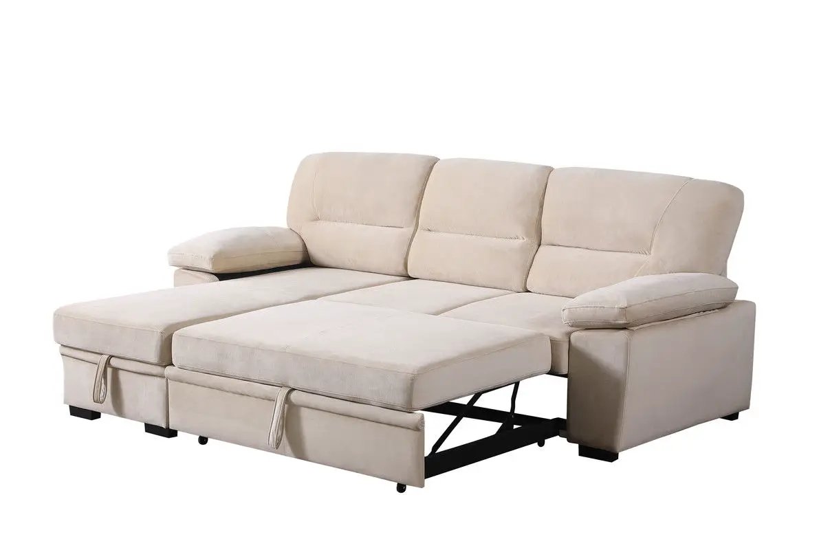 Kipling Reversible Sleeper Sectional Sofa Chaise