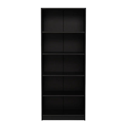 5 Tier Bookshelf Storage Cabinet black finish with anti-tip kit Unique Piece Furniture on Tampa Home & Garden Store