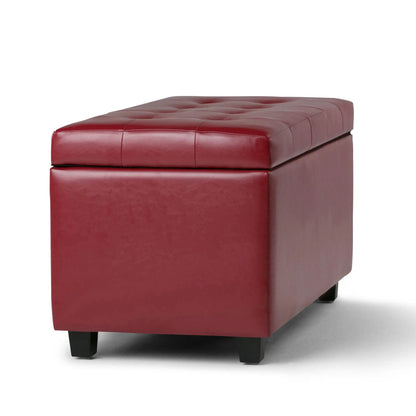 Cosmopolitan Upholstered Storage Ottoman Bench