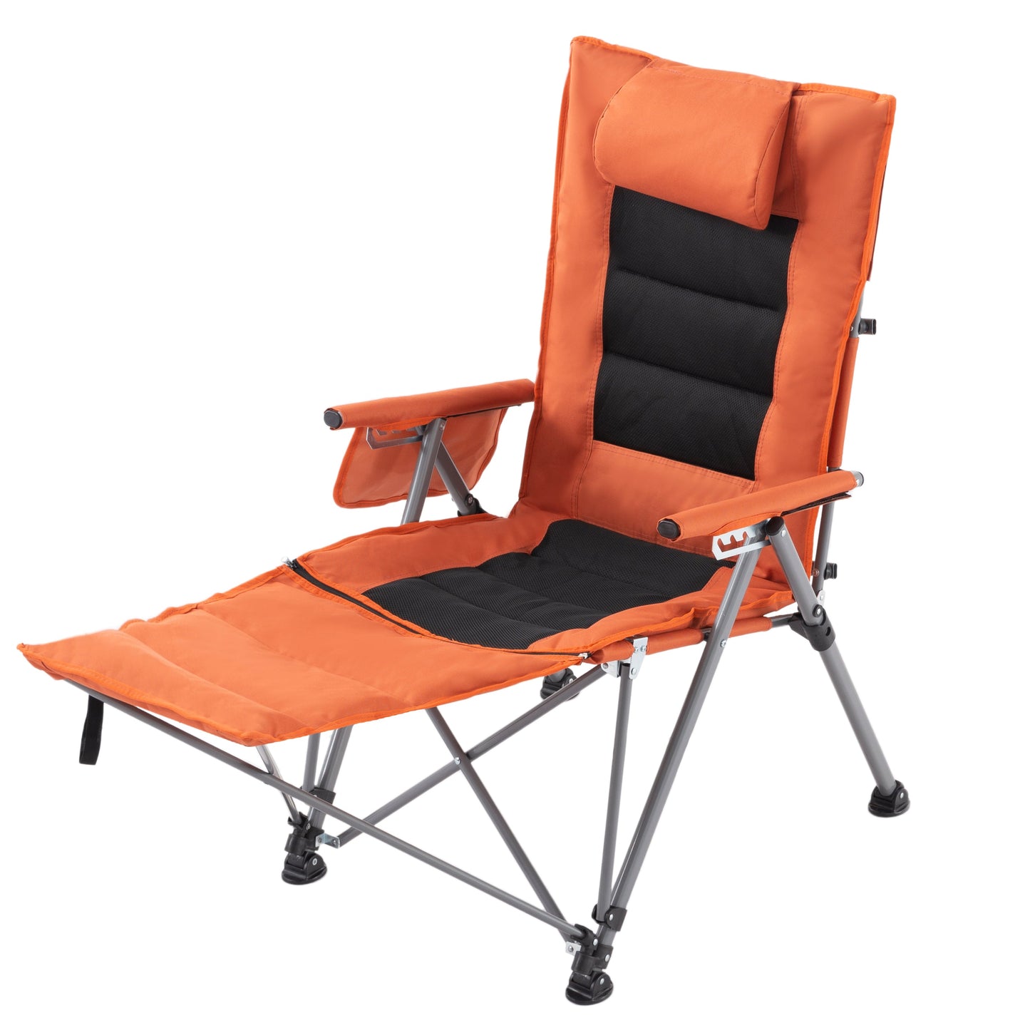 Foldable Camping Chair and Adjustable Backrest