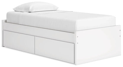 Onita Platform Bed in white with built-in storage drawers by Unique Piece Furniture on Tampa Home & Garden Store