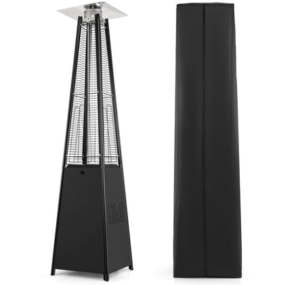 Pyramid 45000 BTU patio heater by DirectDeals with wheels and protective cover on Tampa Home & Garden Store