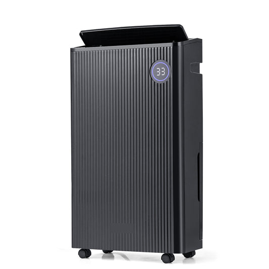 4500 Sq. Ft 57 Pint Quiet Dehumidifier for Basement with 4 Modes-Black - Tampa Home & Garden Store