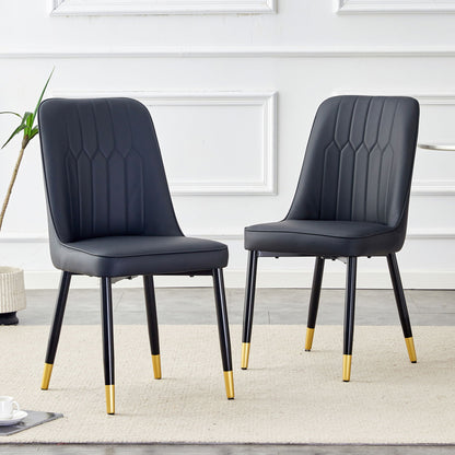 Modern black chair with metal legs and yellow-tipped feet, two-chair kids set on Tampa Home & Garden Store