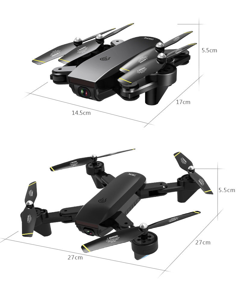 Quadrocopter with dual cameras by Sell My Stuff, black foldable toy drone on Tampa Home & Garden Store