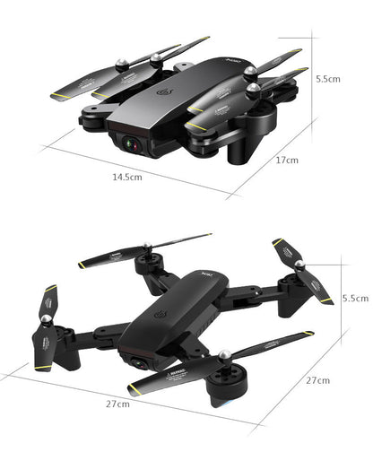 Quadrocopter with dual cameras by Sell My Stuff, black foldable toy drone on Tampa Home & Garden Store