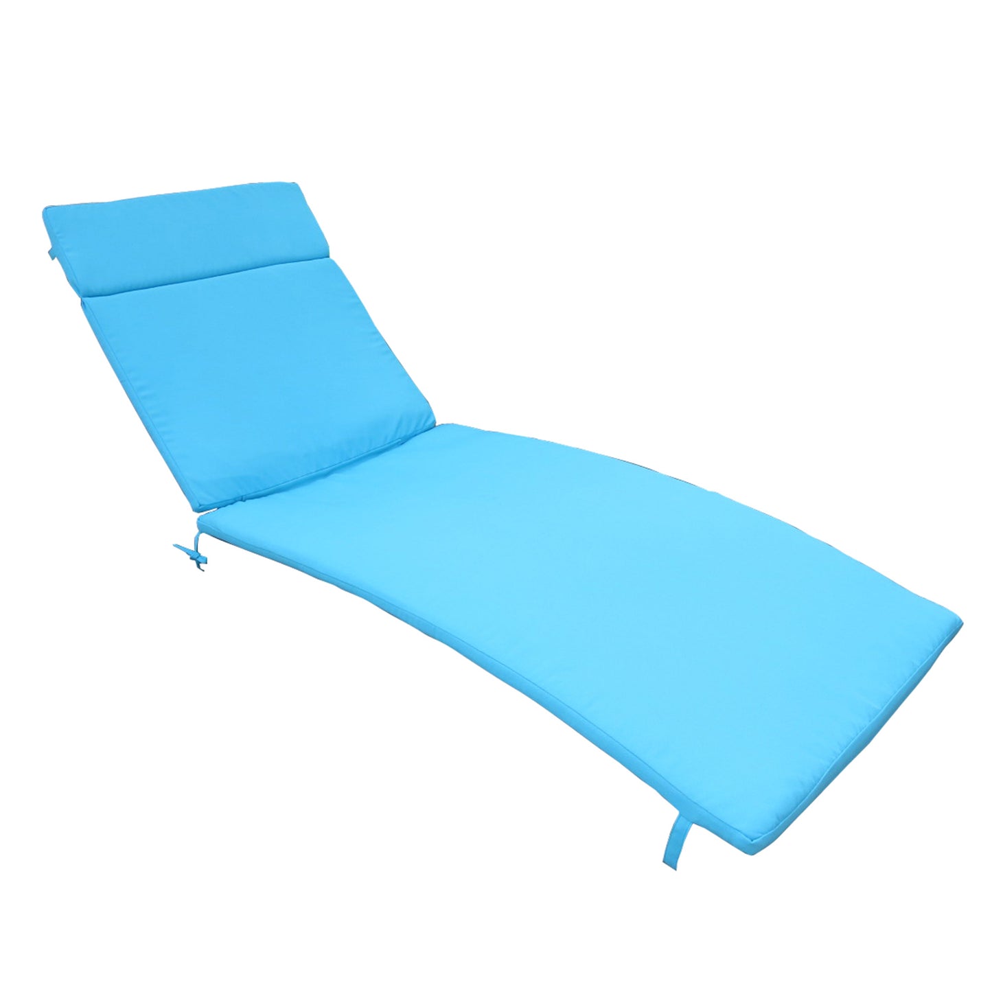 Salem Outdoor Chaise Lounge Cushion 2PCS blue fabric by HouseOfZazla for outdoor furniture on Tampa Home & Garden Store